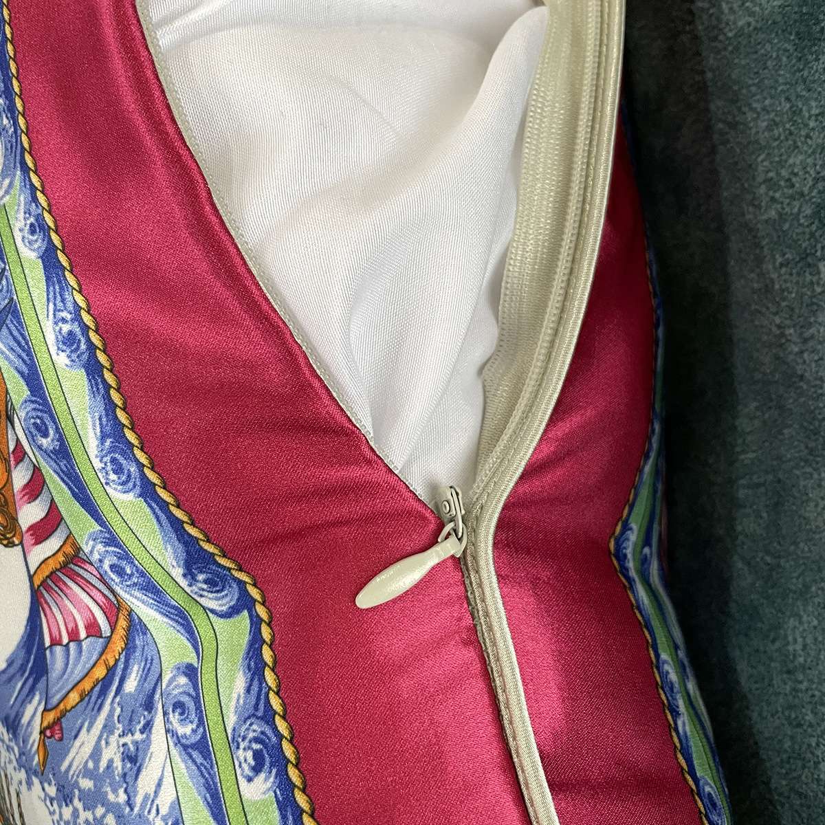 航海の輪 豪華帆船クッションカバー