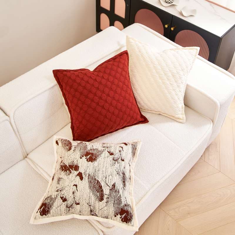 高級感漂う幾何学模様クッションカバー