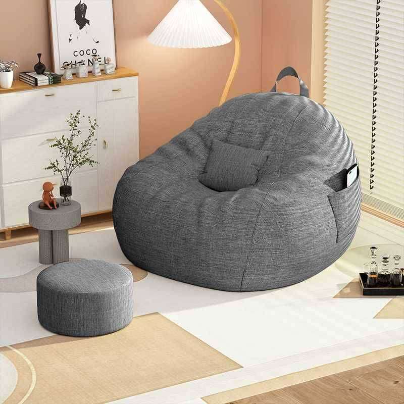 クッションカバー  ふわもこ大型クッション座椅子カバー