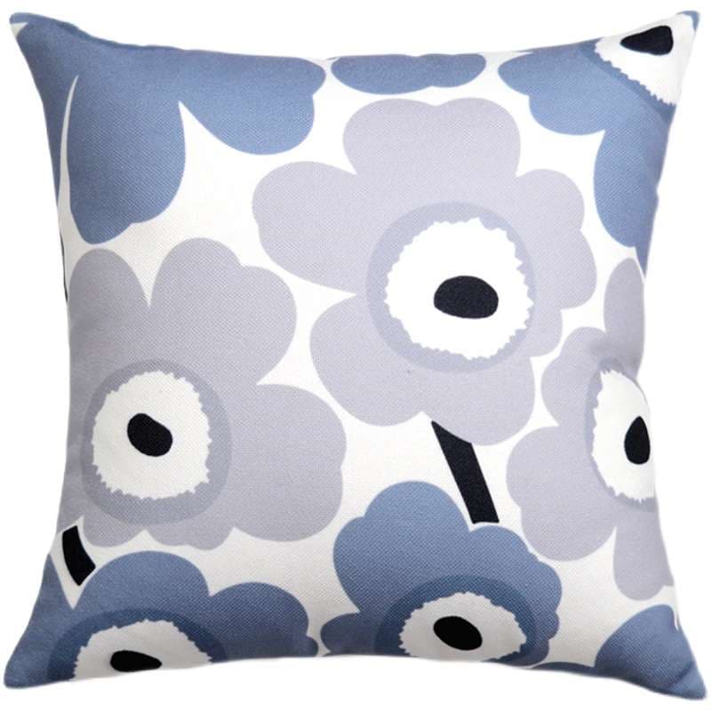 クッションカバー 花咲くリビングのくつろぎクッション