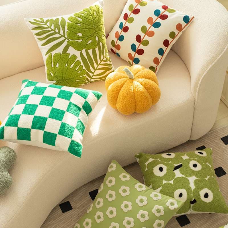 クッションカバー 自然の彩りインテリアクッション