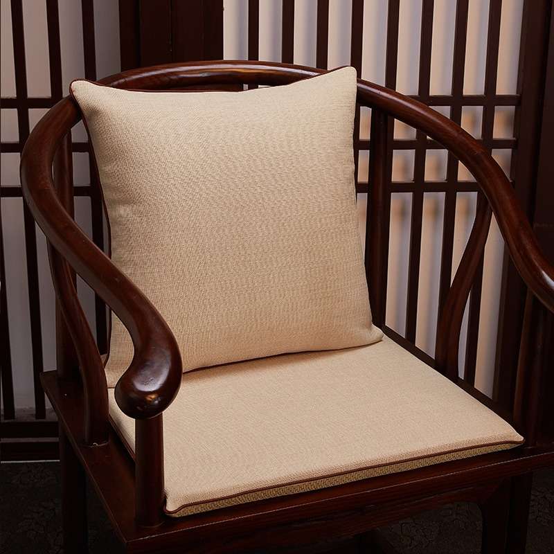 クッションカバー 伝統風格漂う座椅子クッション