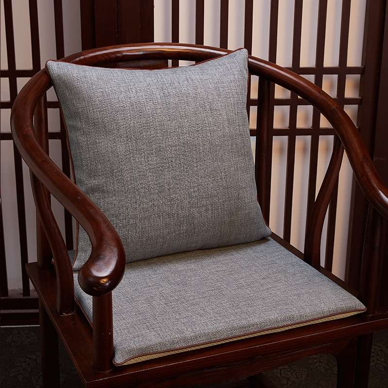 クッションカバー 伝統風格漂う座椅子クッション