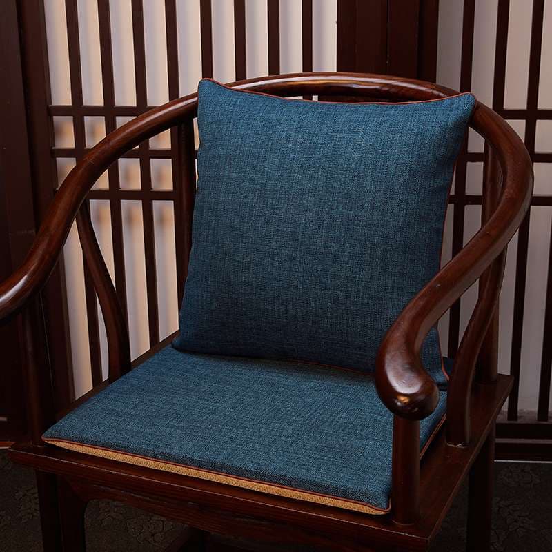 クッションカバー 伝統風格漂う座椅子クッション