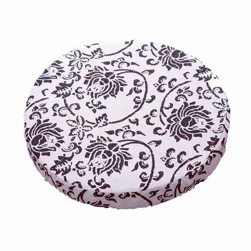 クッションカバー  和洋折衷円形座布団カバー