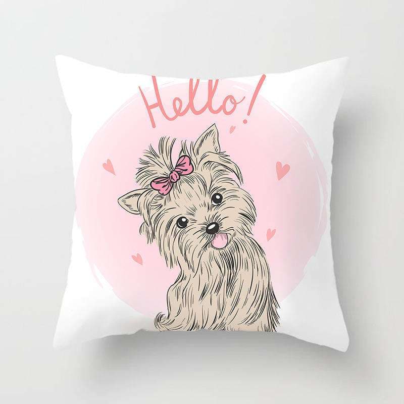 ガーリーイラスト クッションカバー
