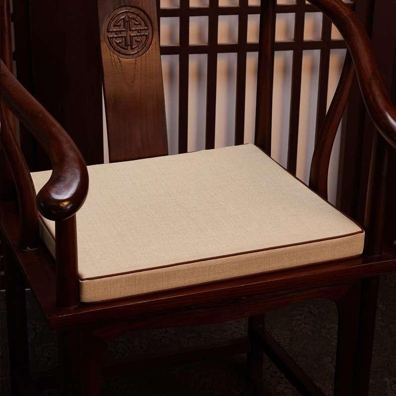 クッションカバー 伝統風格漂う座椅子クッション